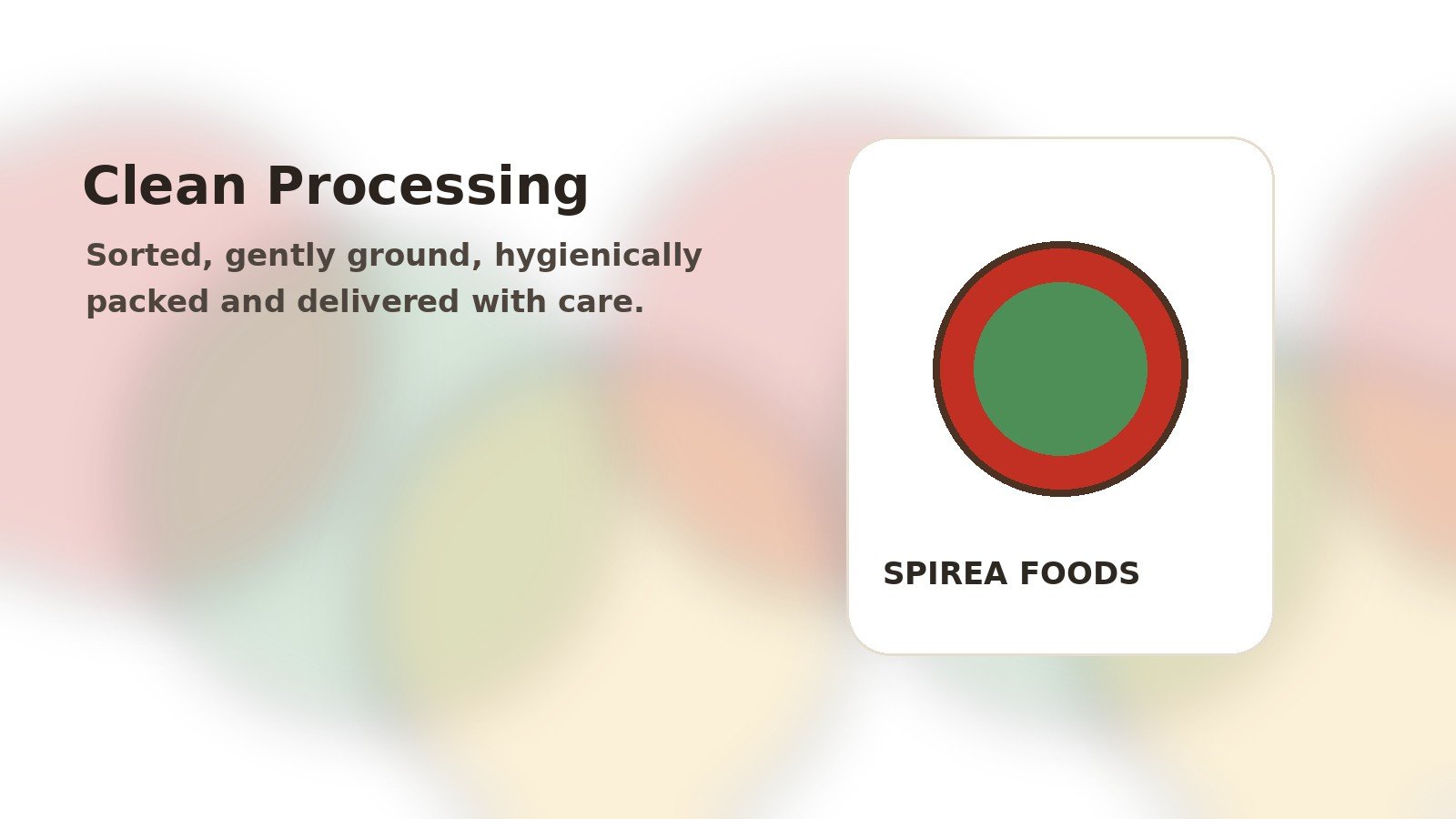 Spirea Foods process placeholder